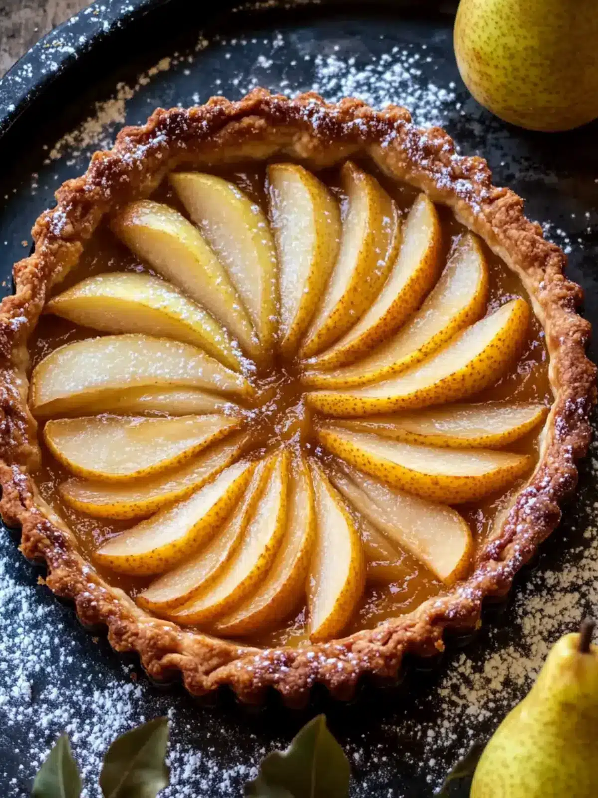 Delicious Quick Pear Tart Ready in Just 45 Minutes 2 Quick Pear Tart