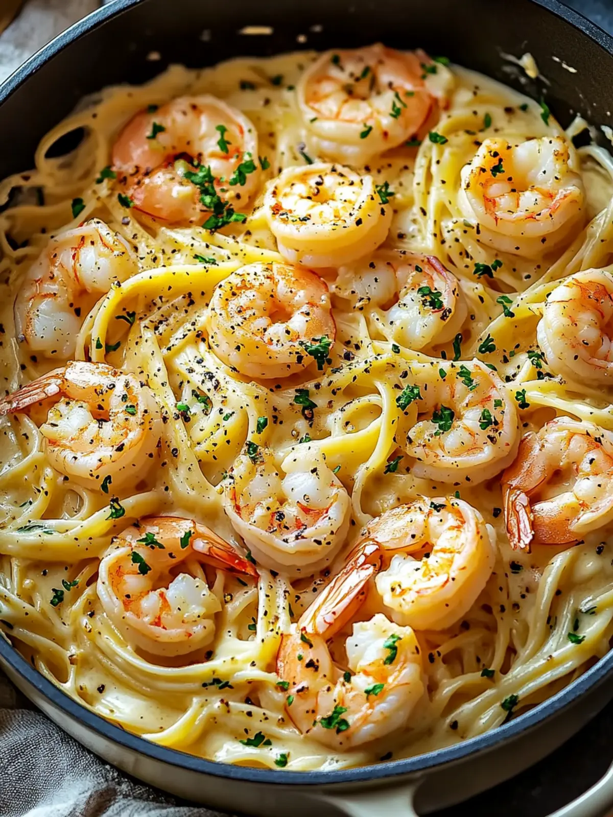 Creamy One-Pot Garlic Butter Shrimp Pasta in 30 Minutes! 2 Creamy One-Pot Garlic Butter Shrimp Pasta