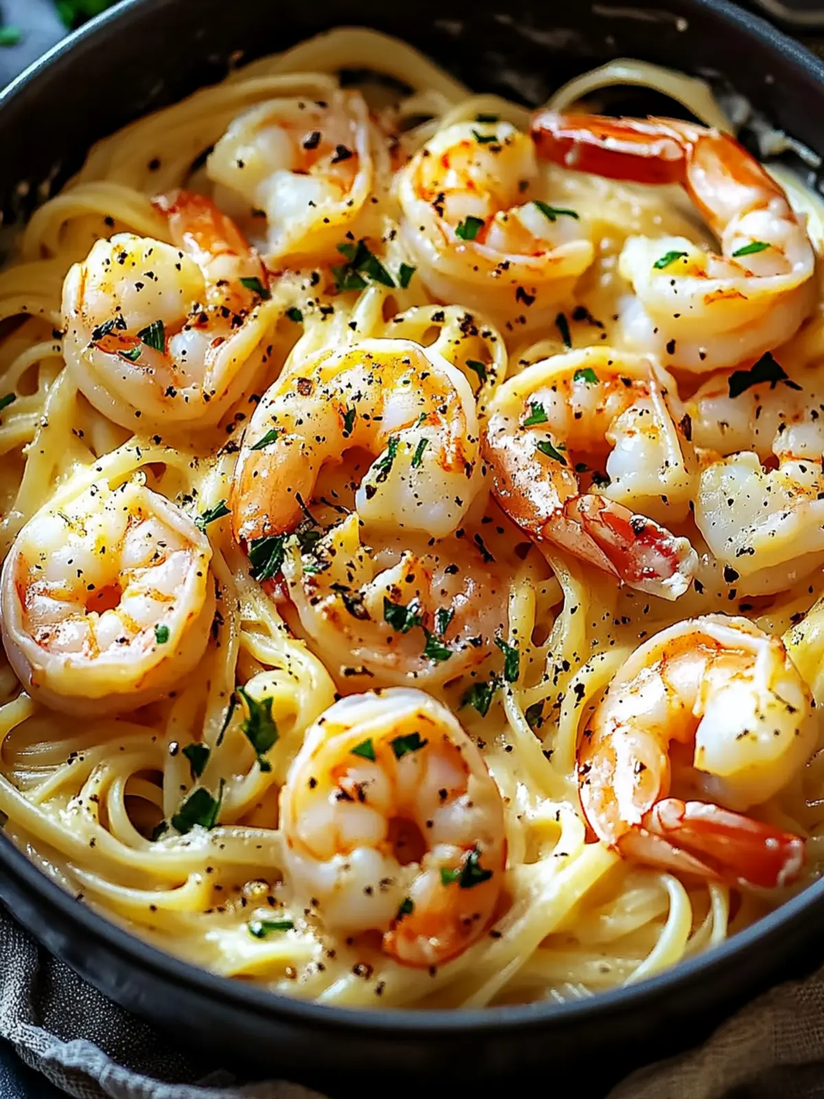Creamy One-Pot Garlic Butter Shrimp Pasta in 30 Minutes! 3 Creamy One-Pot Garlic Butter Shrimp Pasta
