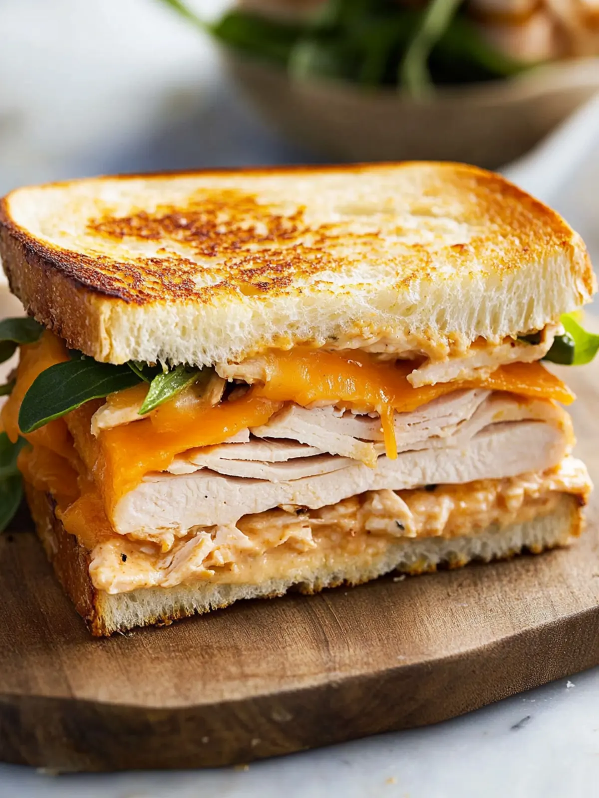 Irresistible Turkey Melt with Cheddar and Crispy Bacon Delight 5 Turkey Melt with Cheddar
