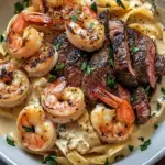 Indulge in Blackened Steak and Shrimp Alfredo Tonight 10 Blackened Steak and Shrimp Alfredo